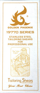 Golden Phoenix Scissor 9.5" for Tailoring